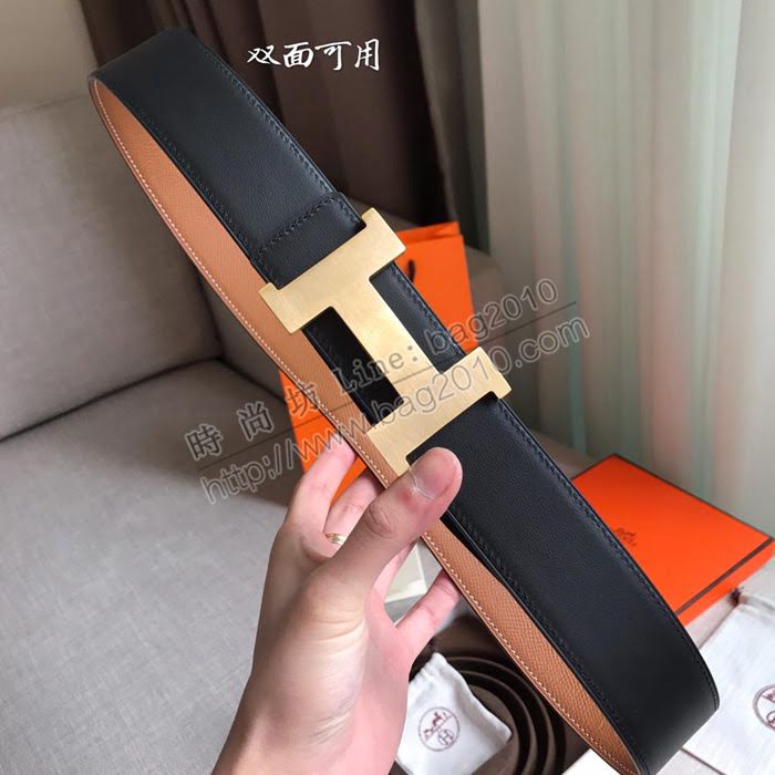 HERMES皮帶 官網同步 Hermes-CONSTANCE 2 BELT 雙面小牛皮 愛馬仕男腰帶  hgh1951